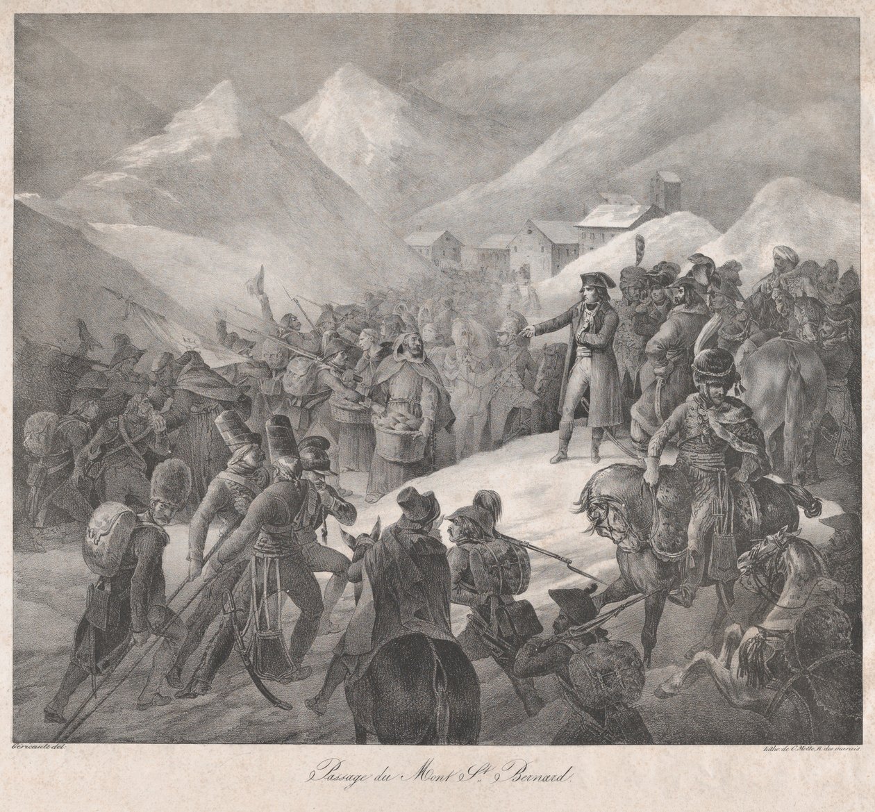 Passage durch den St. Bernhard von Theodore Gericault