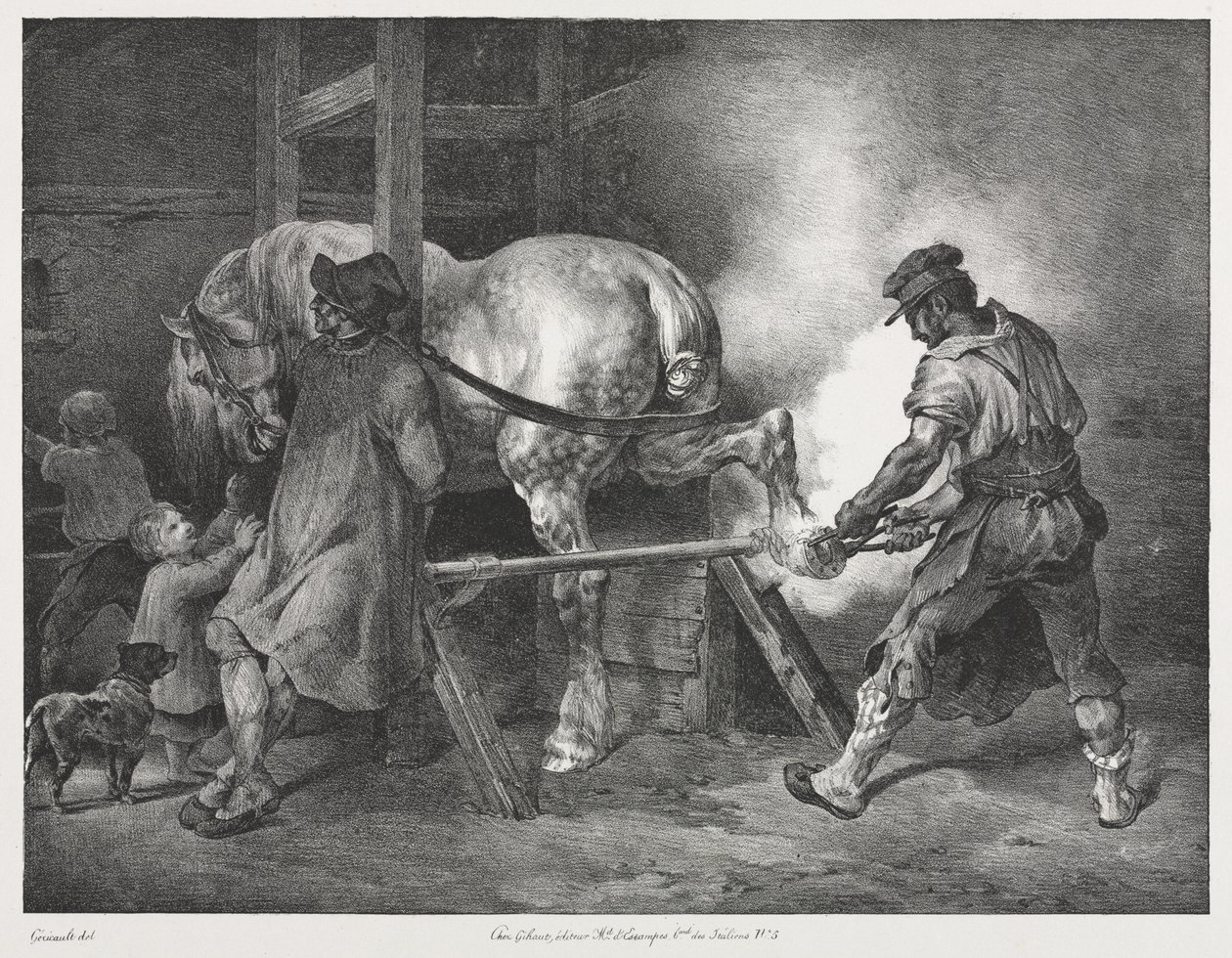 Der flämische Schmied von Theodore Gericault