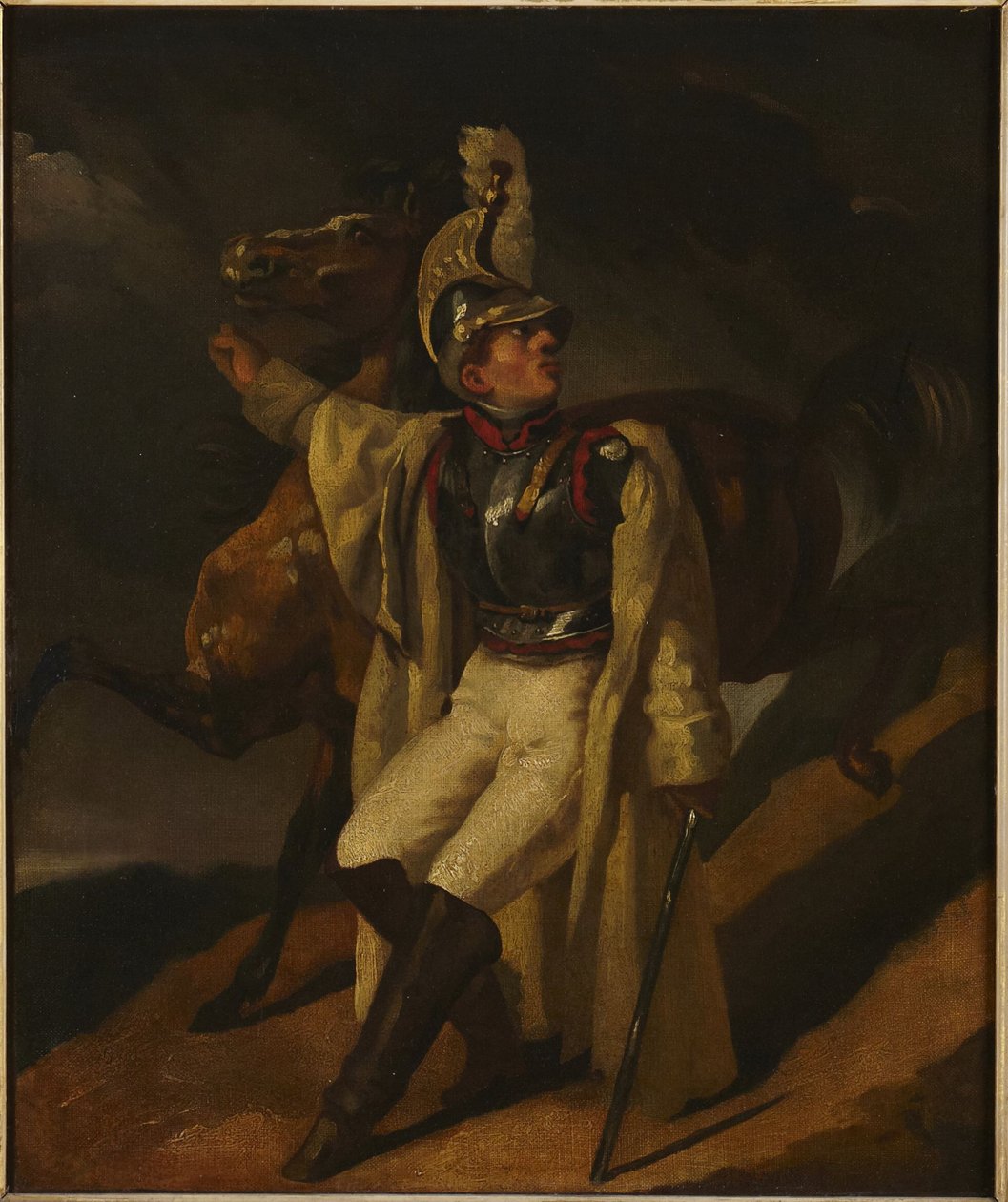 Der verwundete Kürassier von Theodore Gericault