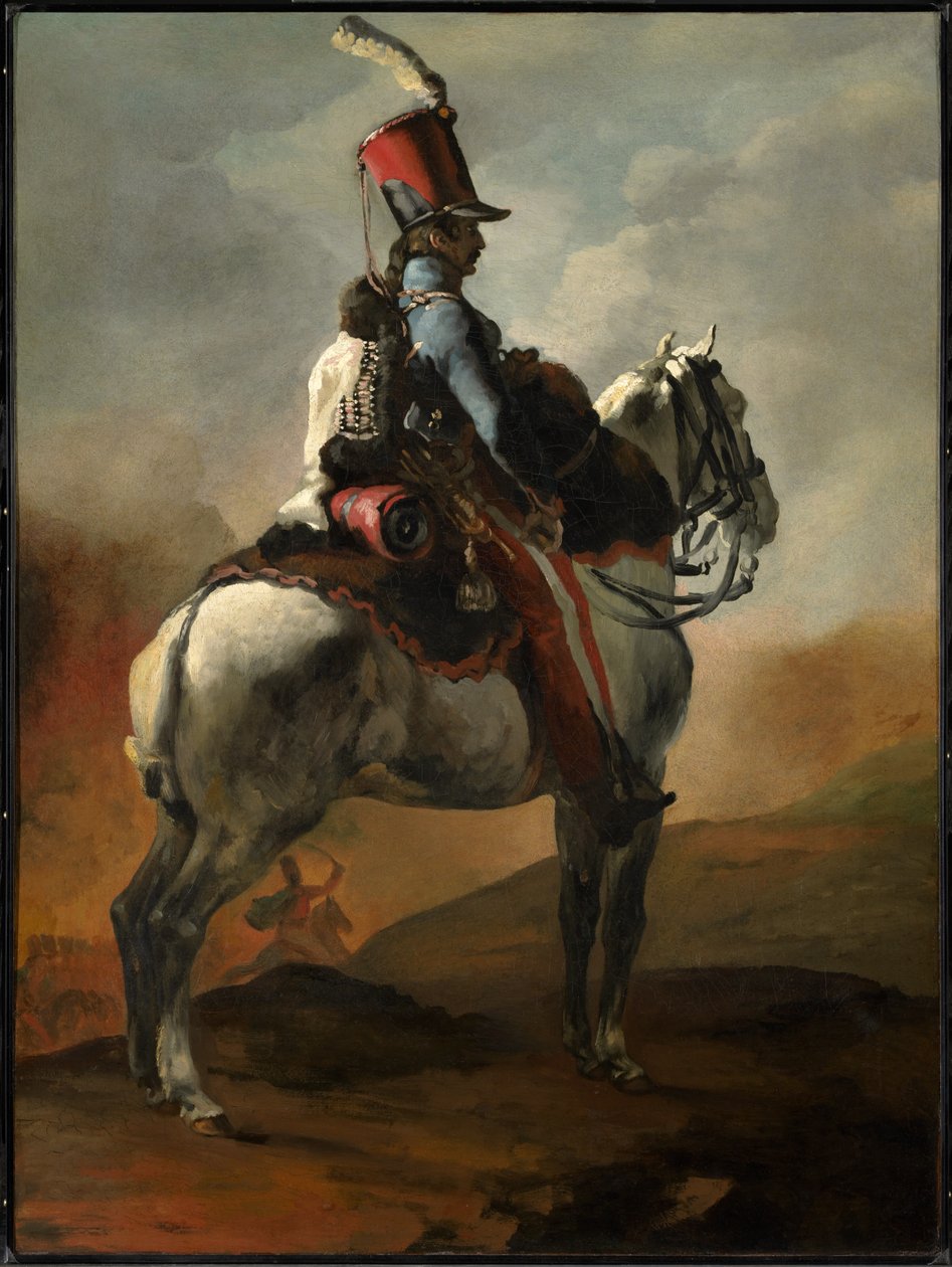 Trompeter der Husaren von Theodore Gericault