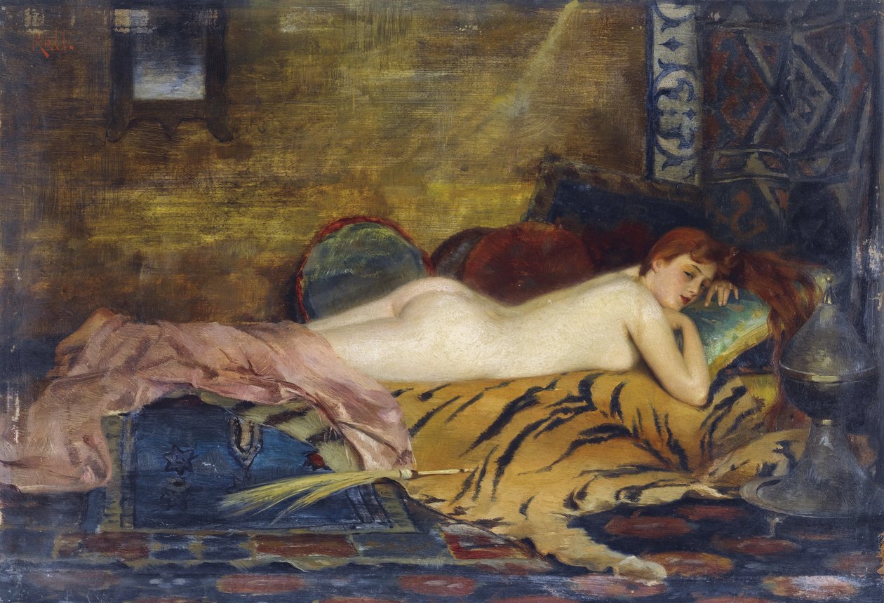 Liegender Akt von Theodore Jacques Ralli