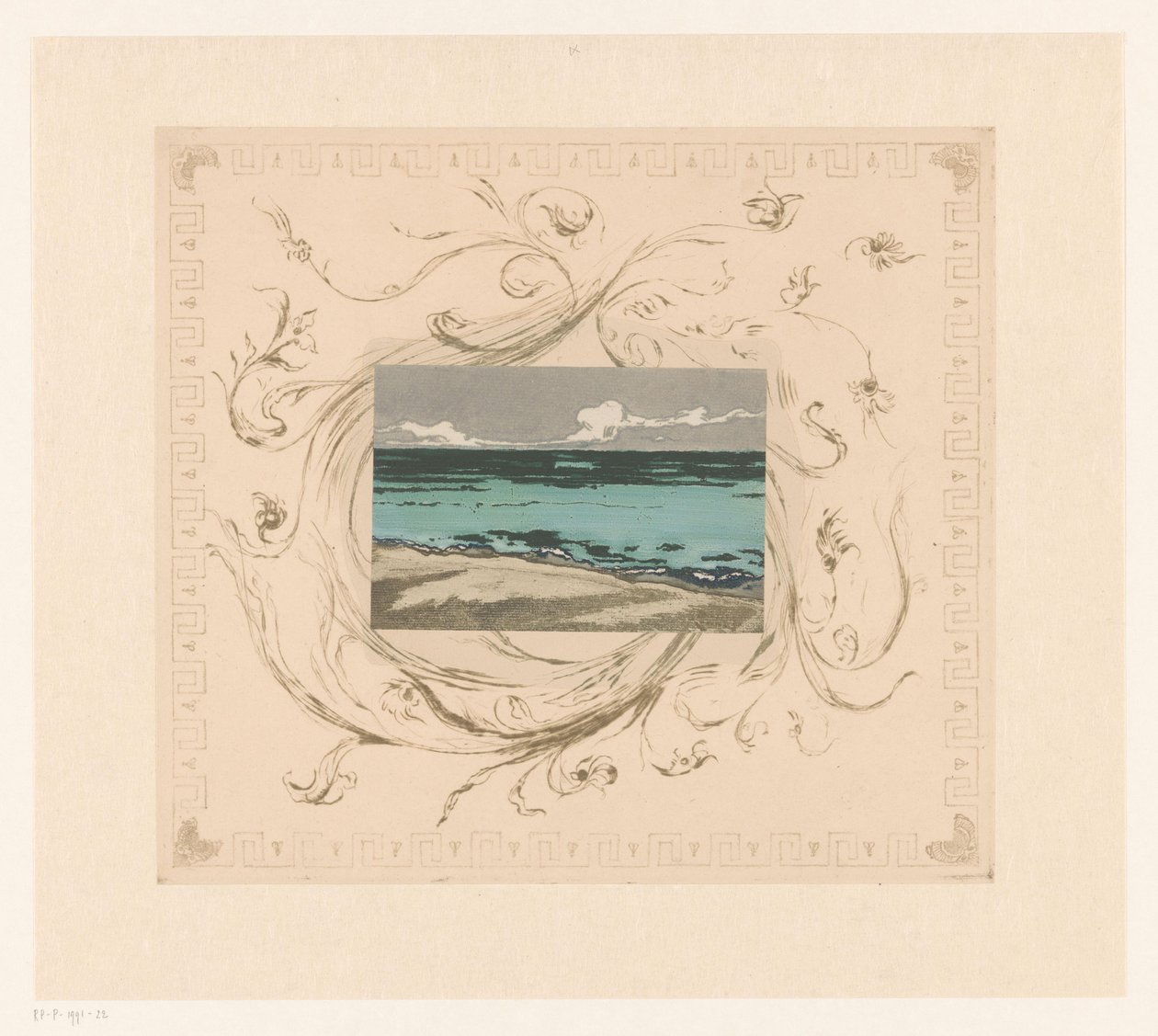Ansicht des Meeres bei Bognor Regis von Theodore Roussel