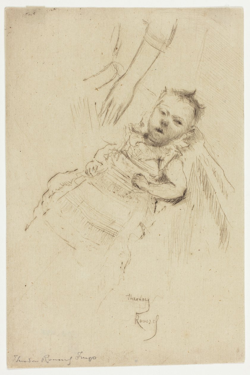 Porträt von Margery Chambers, zehn Wochen alt von Theodore Roussel