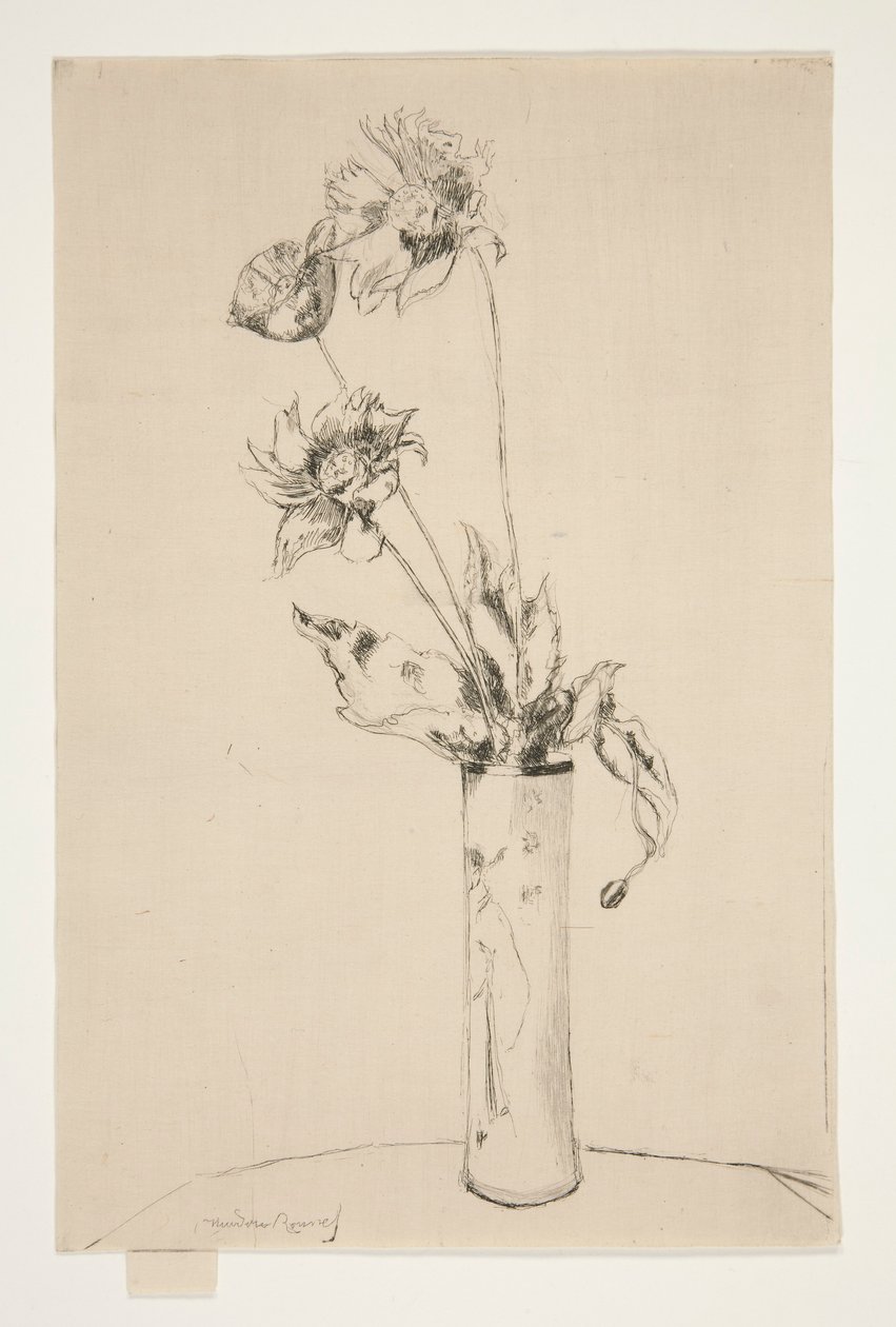 Proof für La Chine (Schwarz-Weiß-Version) von Theodore Roussel