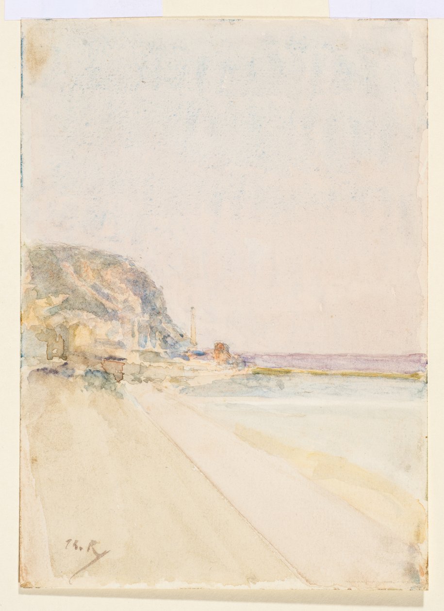 Ansicht von East Cliff, Hastings, vor 1900 von Theodore Roussel