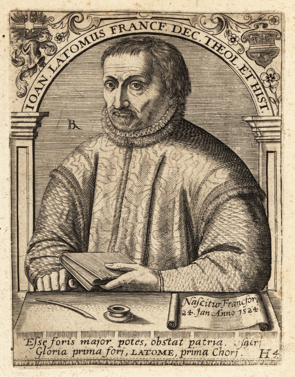 Johann Latomus von Theodore de Bry