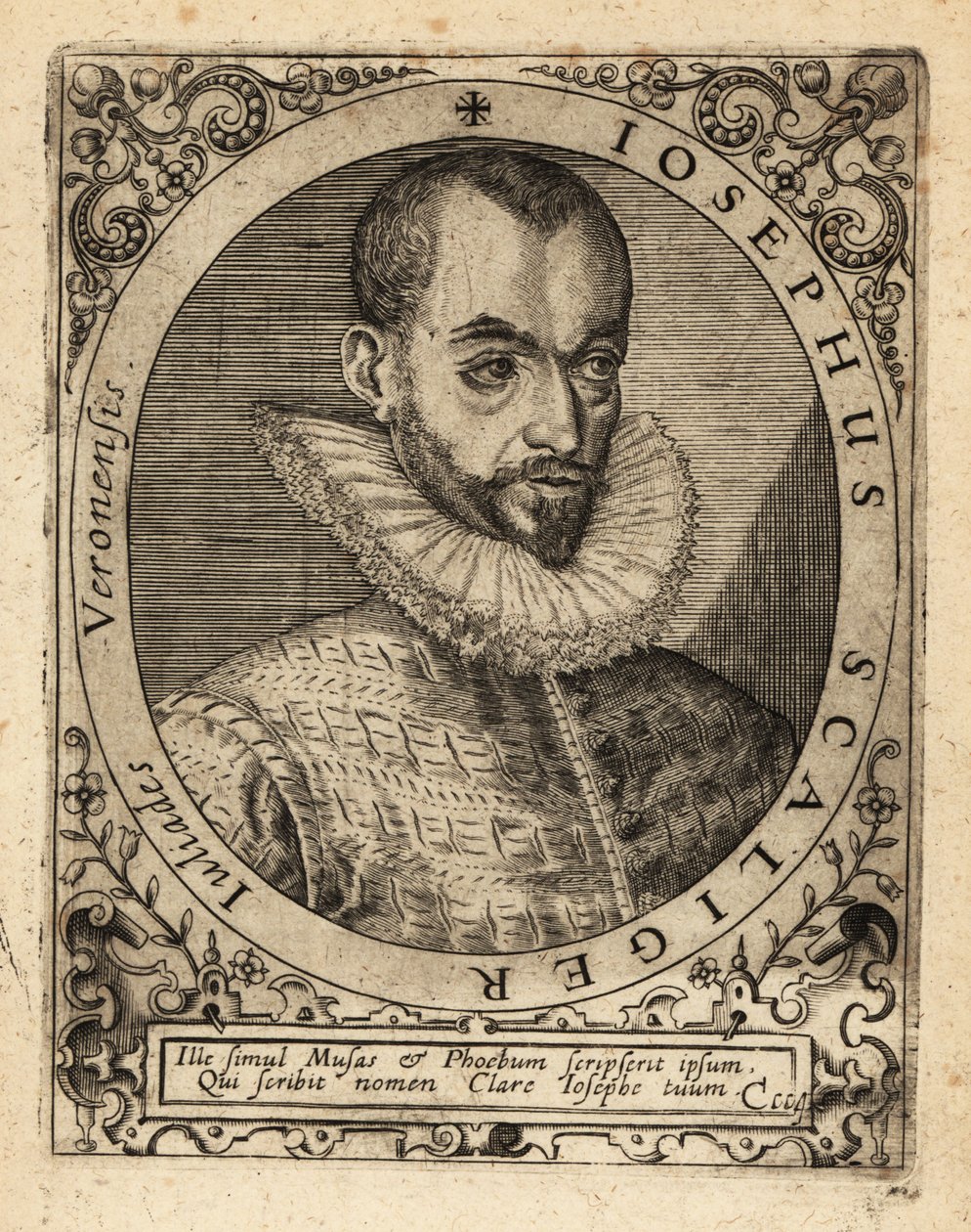 Joseph Justus Scaliger, französischer Religionsführer von Theodore de Bry