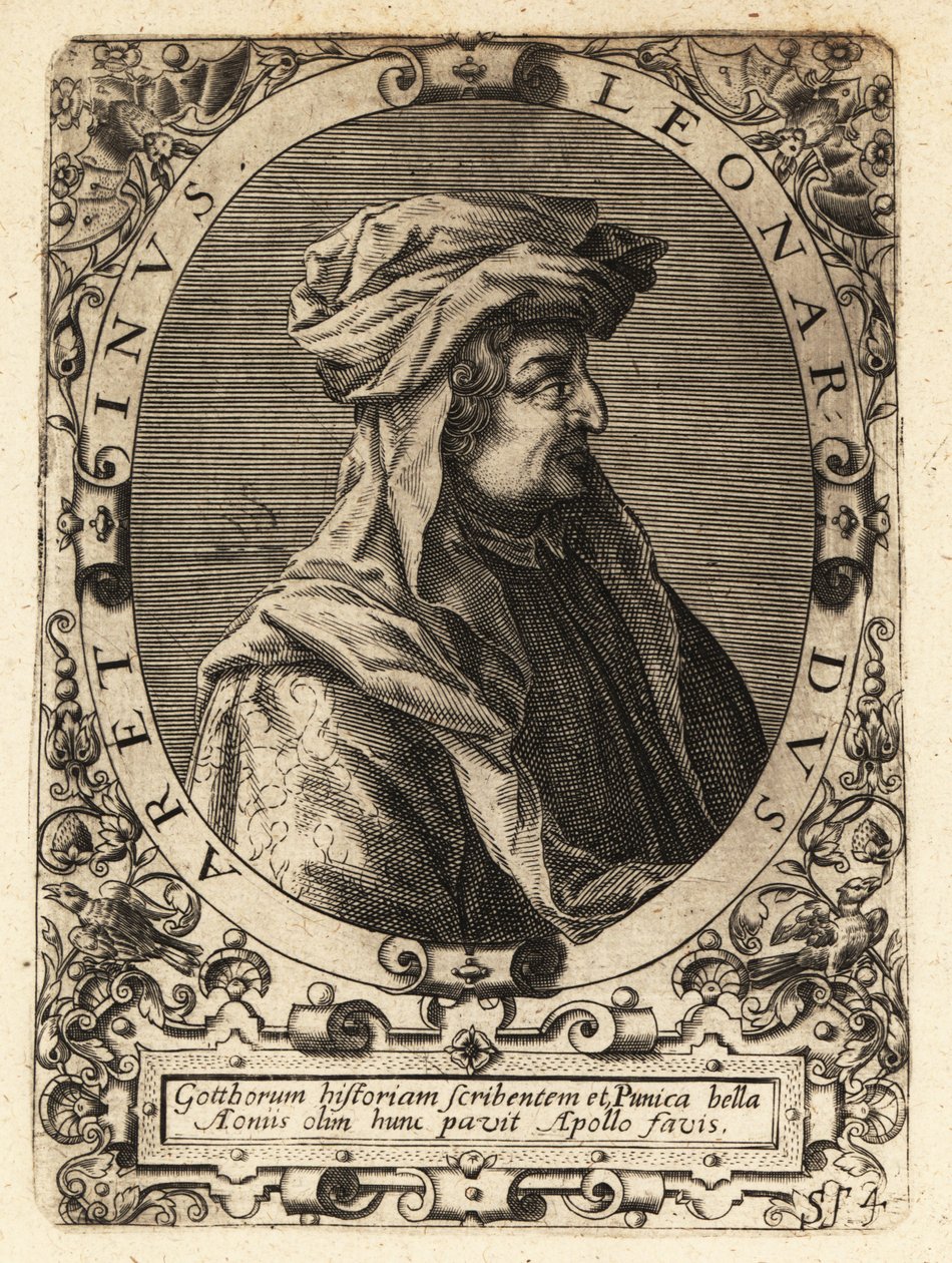 Leonardo Bruni, italienischer Humanist, Historiker und Staatsmann von Theodore de Bry