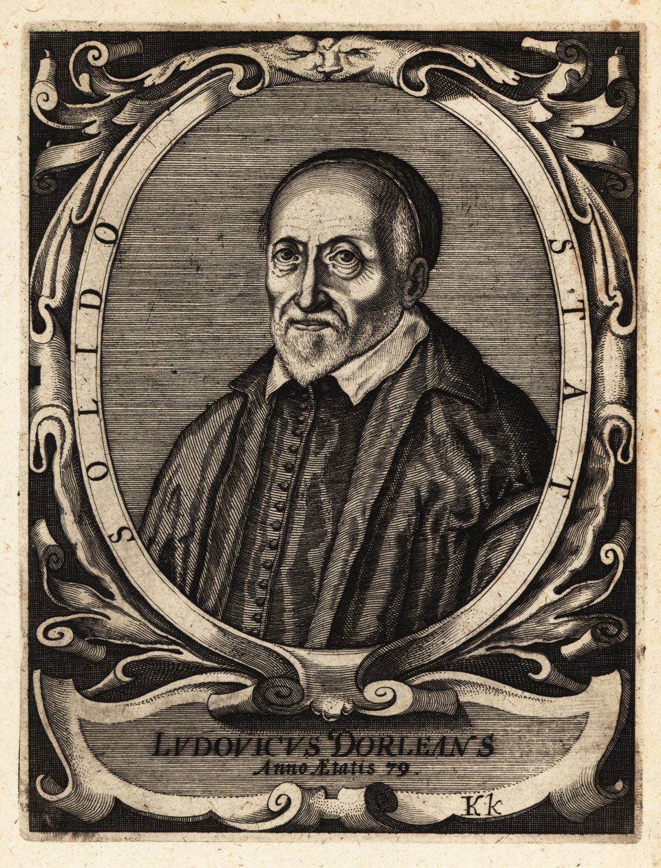 Louis Dorleans, französischer Dichter und Pamphletist von Theodore de Bry