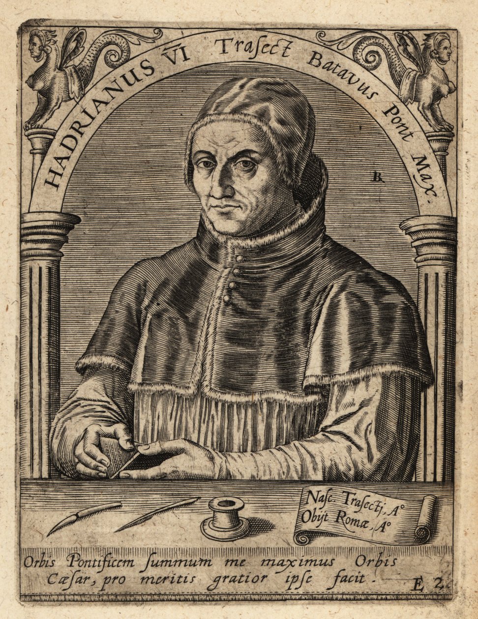 Papst Adrian VI von Theodore de Bry