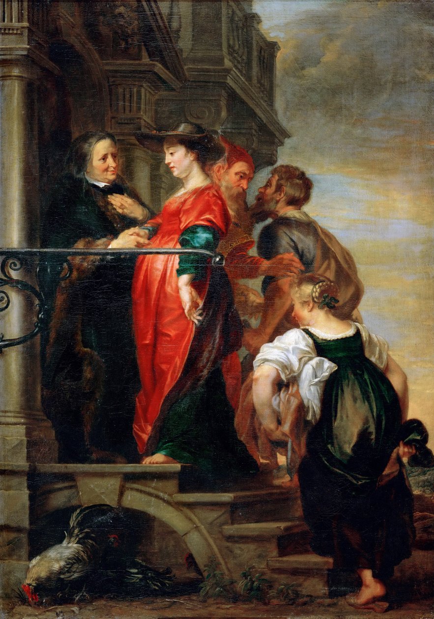 Die Heimsuchung der Jungfrau Maria von Theodore van Thulden