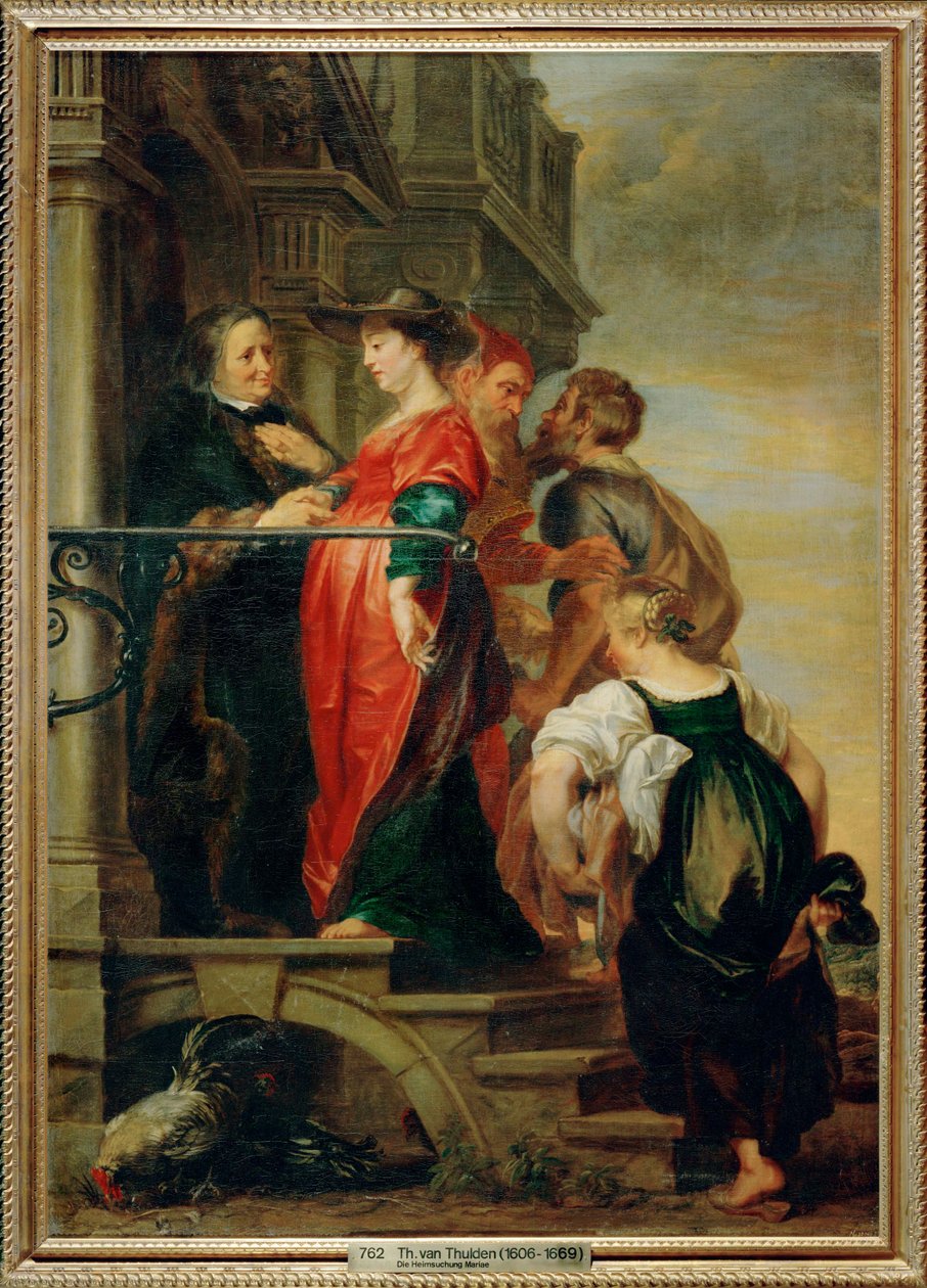 Die Heimsuchung - Die heilige Maria besucht die heilige Elisabeth von Theodore van Thulden