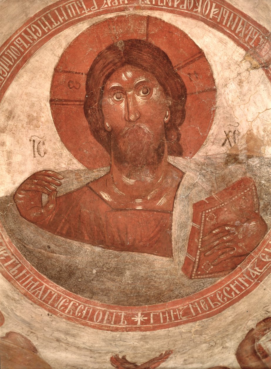 Christus Pantokrator, auf der Kuppel der Kirche, 1378