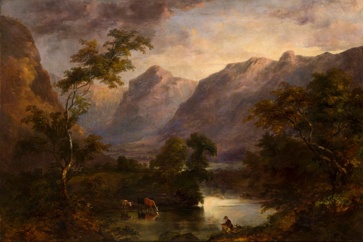 Ein Blick auf Langdale, ca. 1827-90 von Theophil Lindsey Aspland