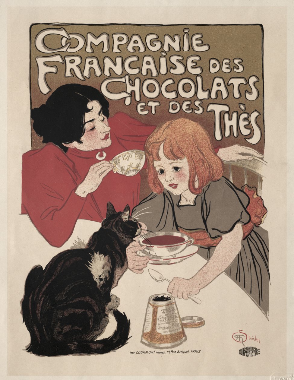 Compagnie Française des Chocolats et des Thés von Théophile Alexandre Steinlen