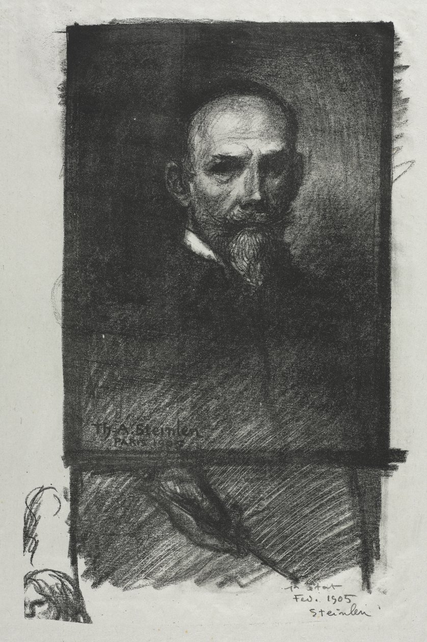 Selbstporträt von Théophile Alexandre Steinlen