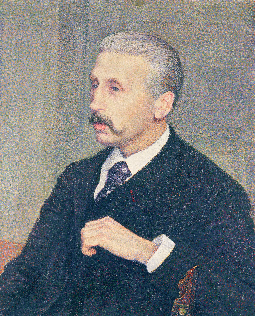 Porträt von Auguste Descamps, dem Onkel des Malers von Théo van Rysselberghe