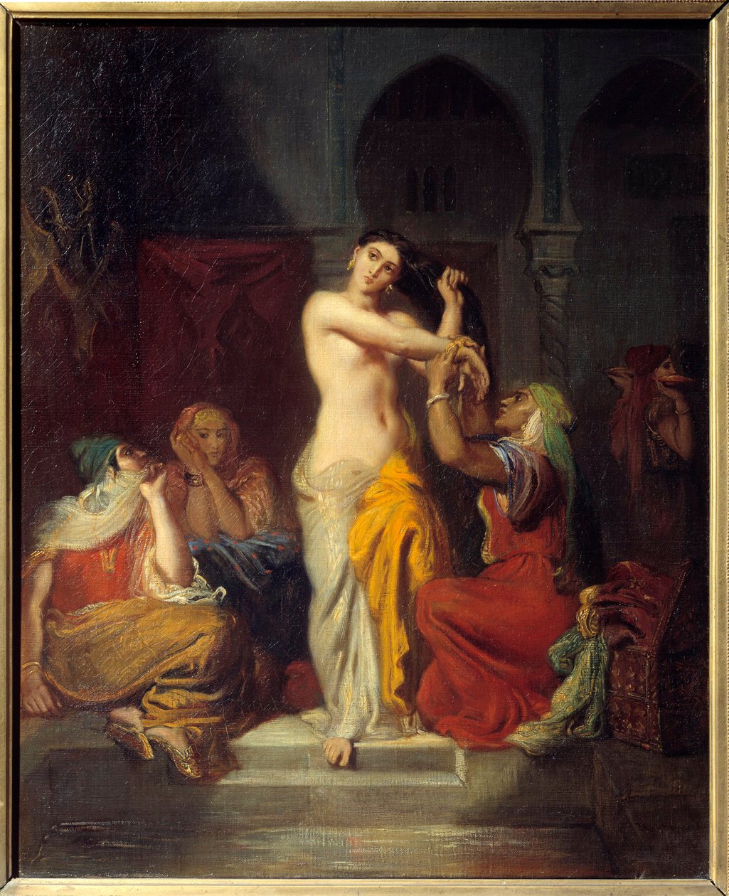 Maurische Frau verlässt das Bad von Théodore Chassériau