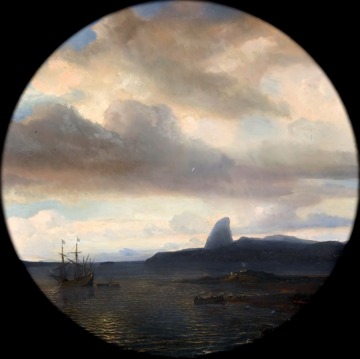 Villegagnon betritt die Bucht von Rio de Janeiro am 10. November 1555 von Jean Antoine Theodore Gudin