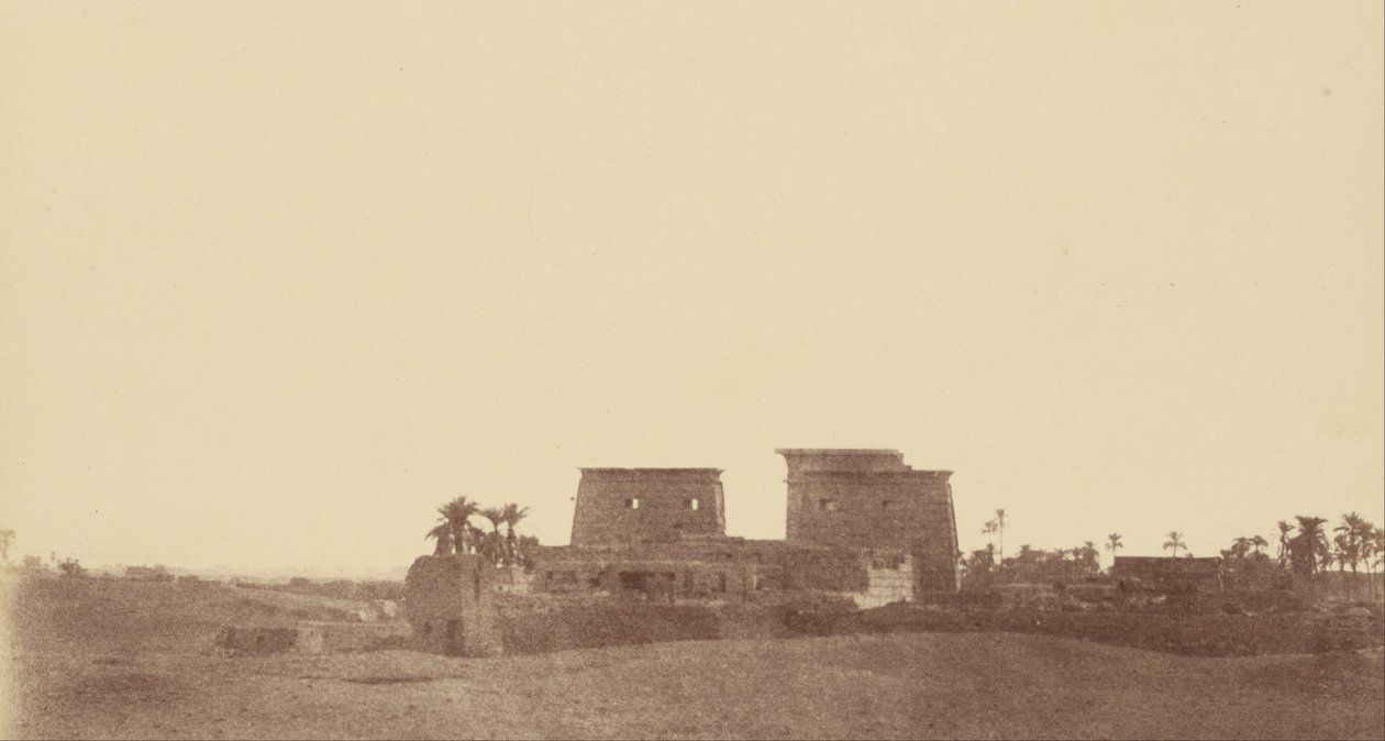 (Überblick über den Palast von Karnak) von Théodule Devéria