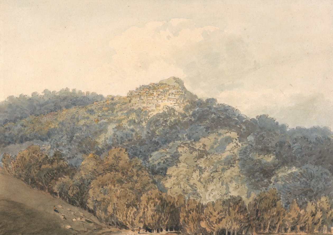 Rocca del Papa, mit Monte Cavo von Thomas Girtin