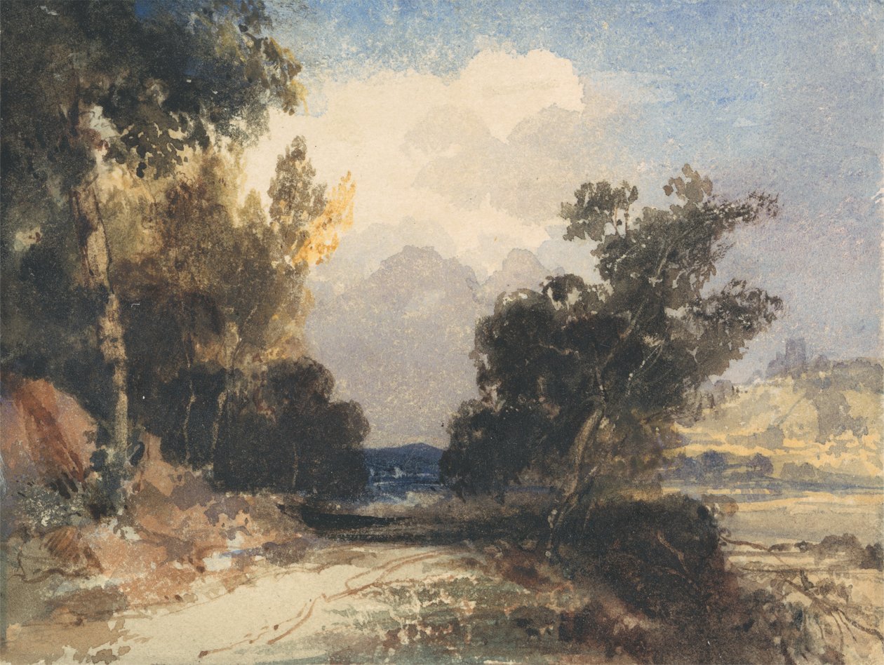 Ansicht in der Nähe von Arundel Castle von Thomas Shotter Boys