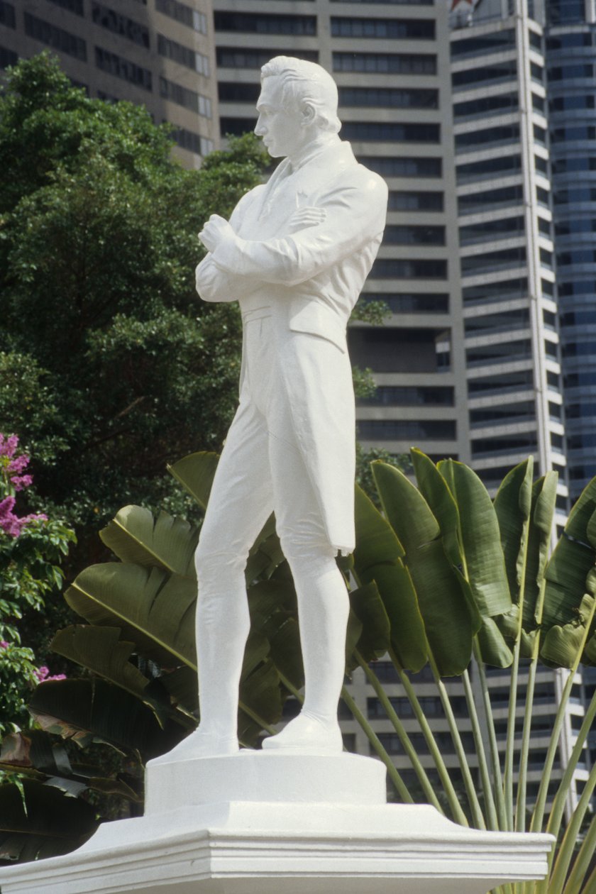 Sir Stamford Raffles von Thomas Woolner: Kunstdruck kaufen