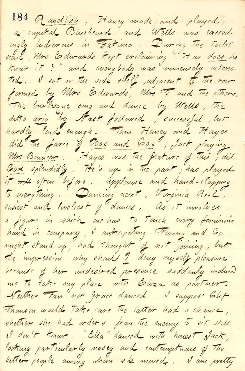 Thomas Butler Gunn Tagebücher - Band 11, Seite 193, 26. Dezember 1859 von Thomas Butler Gunn