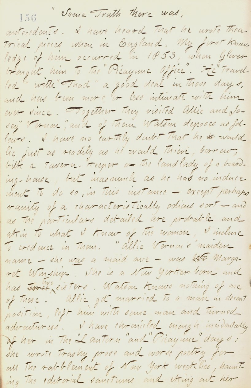 Thomas Butler Gunn Tagebücher - Band 18, Seite 172, 16. Januar 1862 von Thomas Butler Gunn