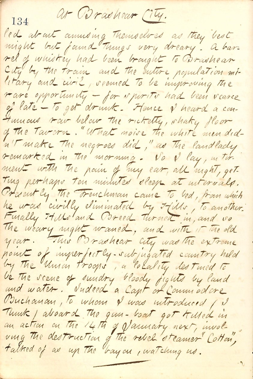 Thomas Butler Gunn Tagebücher - Band 21, Seite 148, 31. Dezember 1862 von Thomas Butler Gunn