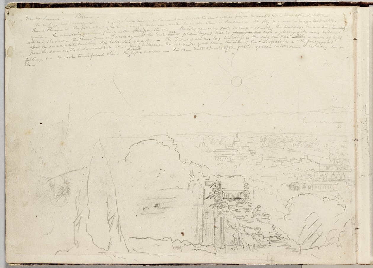 Panorama von Florenz von Thomas Cole