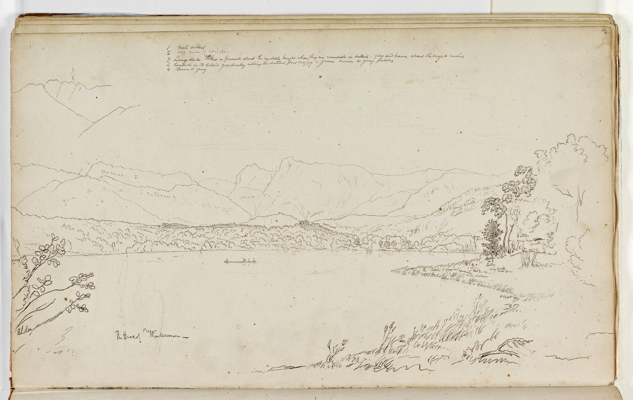 Das Haupt von Windermere, Lake District, England, 1829 von Thomas Cole