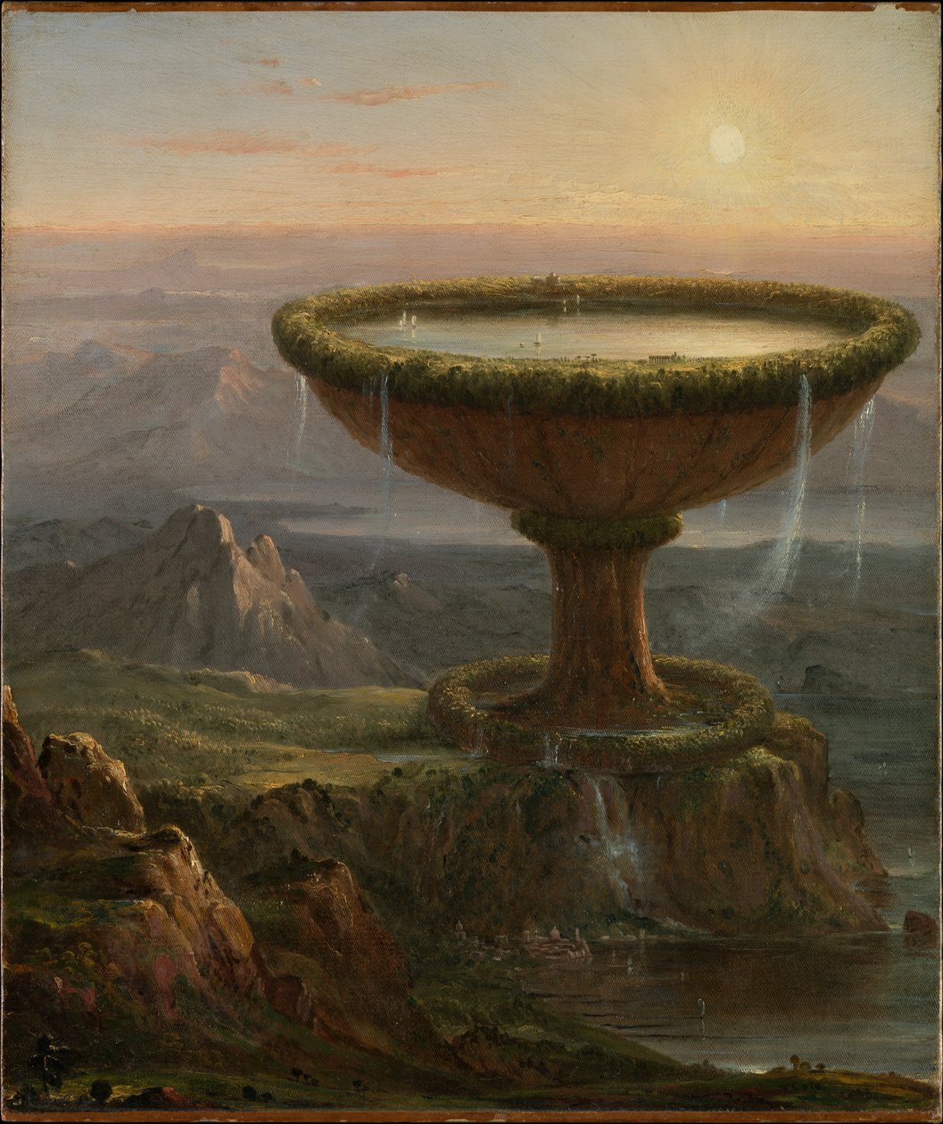 Der Kelch des Titanen von Thomas Cole