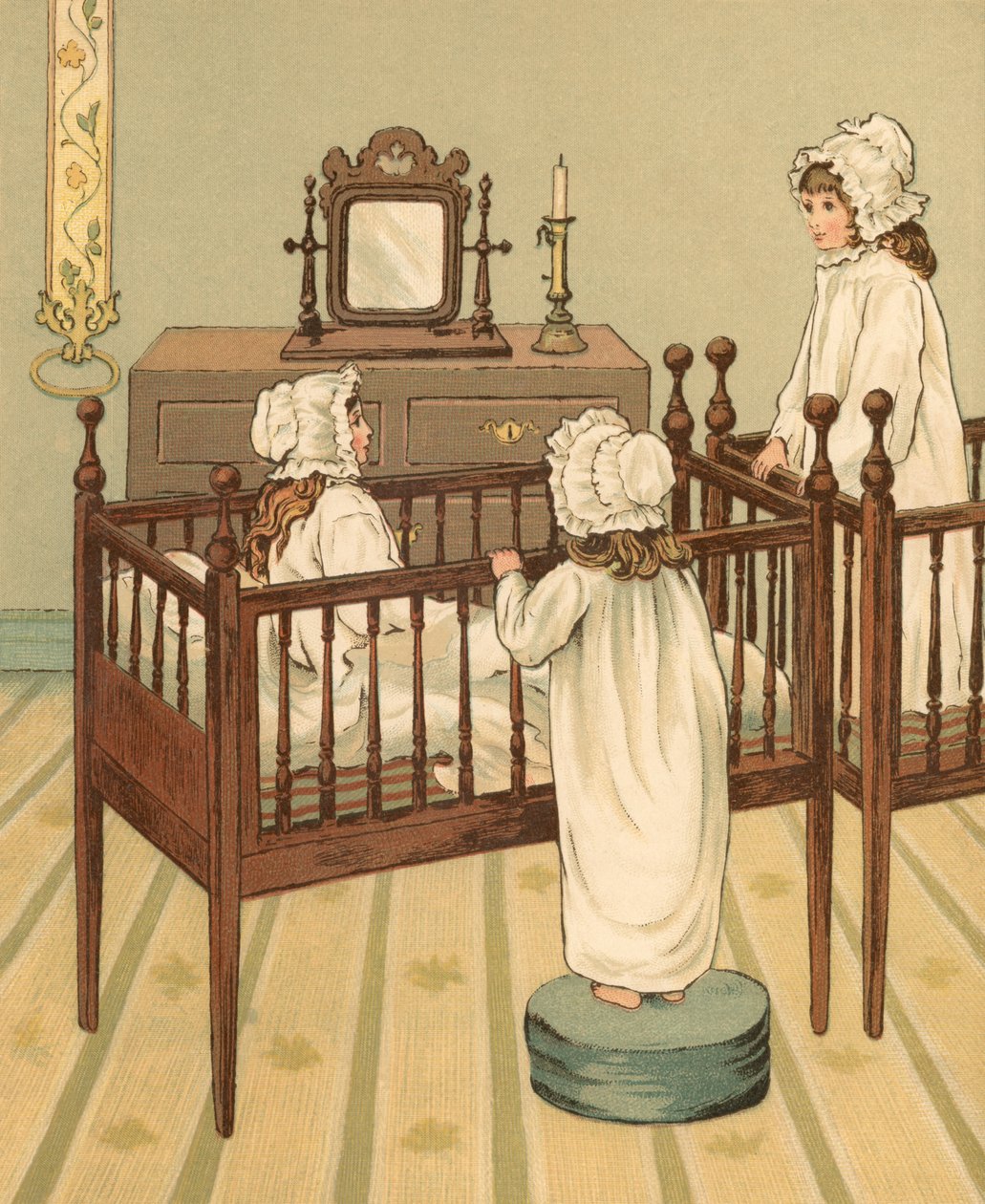 Heimleben: Kinder im Kinderzimmer von Thomas Crane