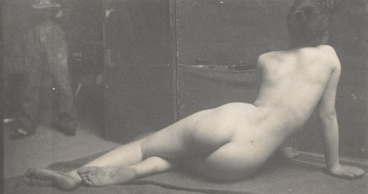 Weiblicher Akt von hinten, ca. 1889 von Thomas Eakins