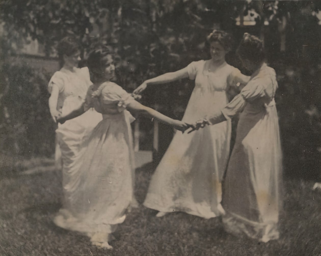 Susan Hannah Macdowell, Unbekanntes Mädchen, Elizabeth Macdowell und möglicherweise Mary Macdowell, ca. 1 von Thomas Eakins