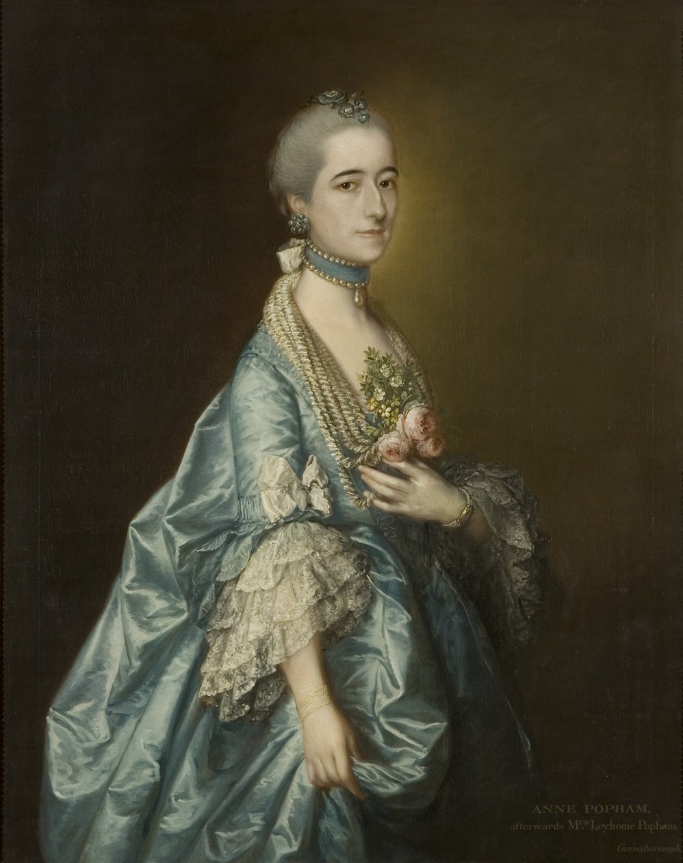 Ann Leyborne Leyborne, ca. 1763 von Thomas Gainsborough