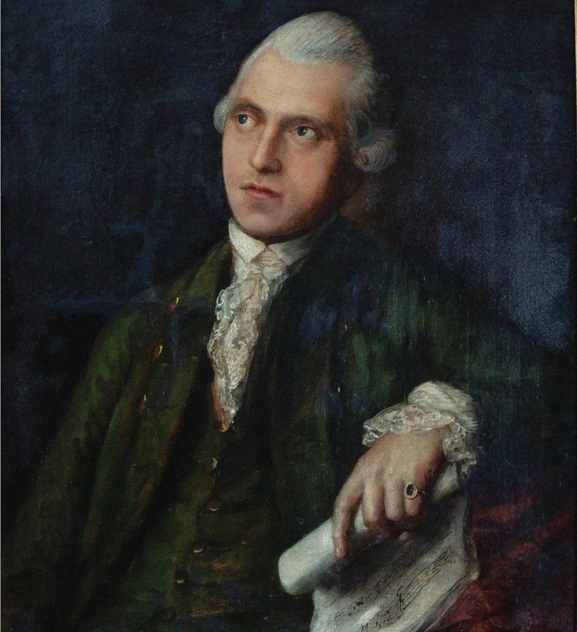 Porträt des Komponisten und Geigers Antonín Kammel 1730-1784, ca. 1768 von Thomas Gainsborough