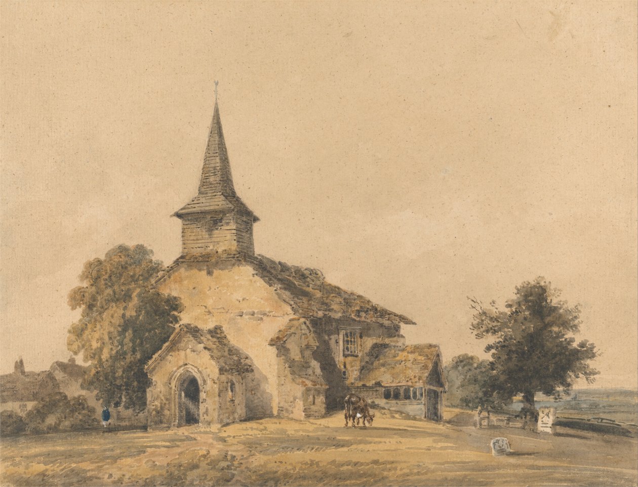 Kapellenkirche, Surrey von Thomas Girtin