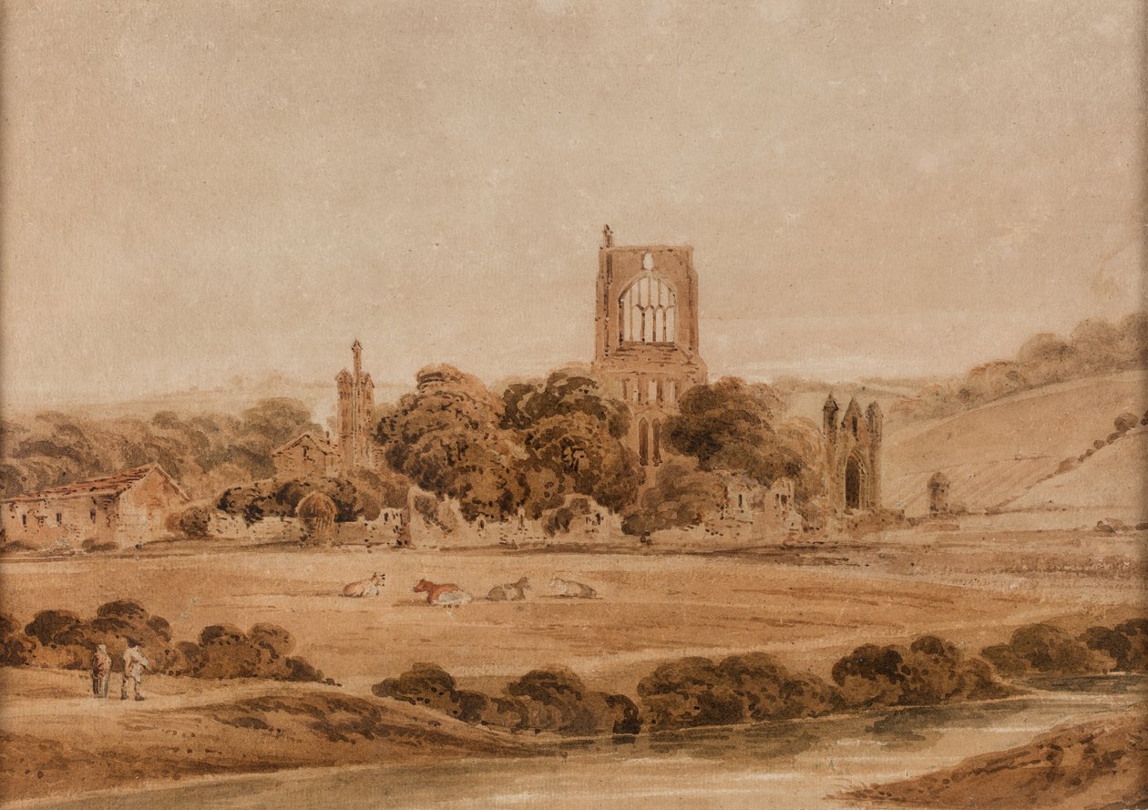 Kirkstall Abbey von Thomas Girtin