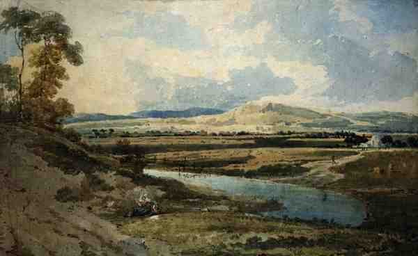 Ansicht in der Nähe von Bromley, Kent von Thomas Girtin