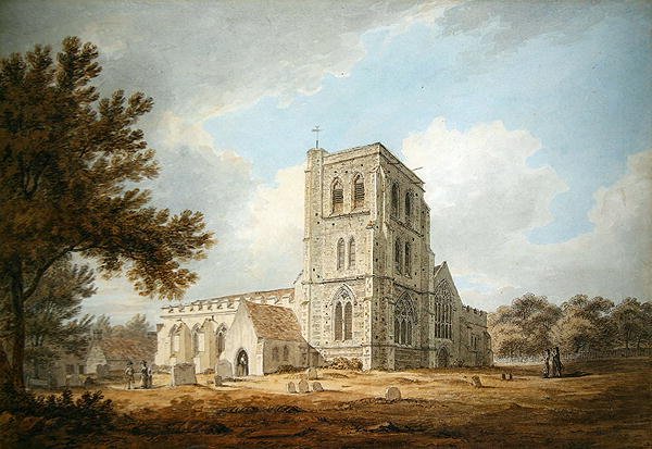 Die Pfarrkirche St. Martin, Herne, Kent von Thomas Hearne