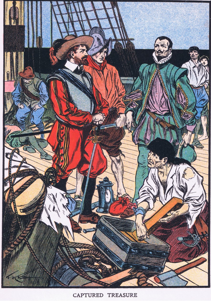 Erbeuteter Schatz von Thomas Heath Robinson