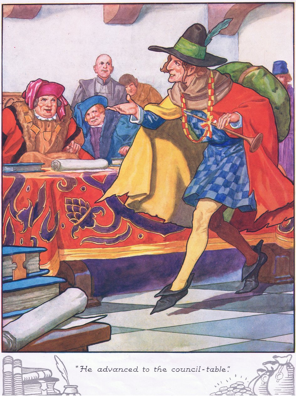 Er trat an den Ratstisch heran von Thomas Heath Robinson