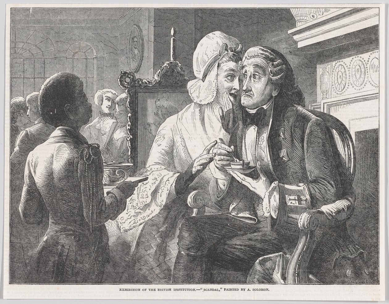 Skandal, aus Illustrated London News, 15. Februar 1851 von Thomas Heaviside
