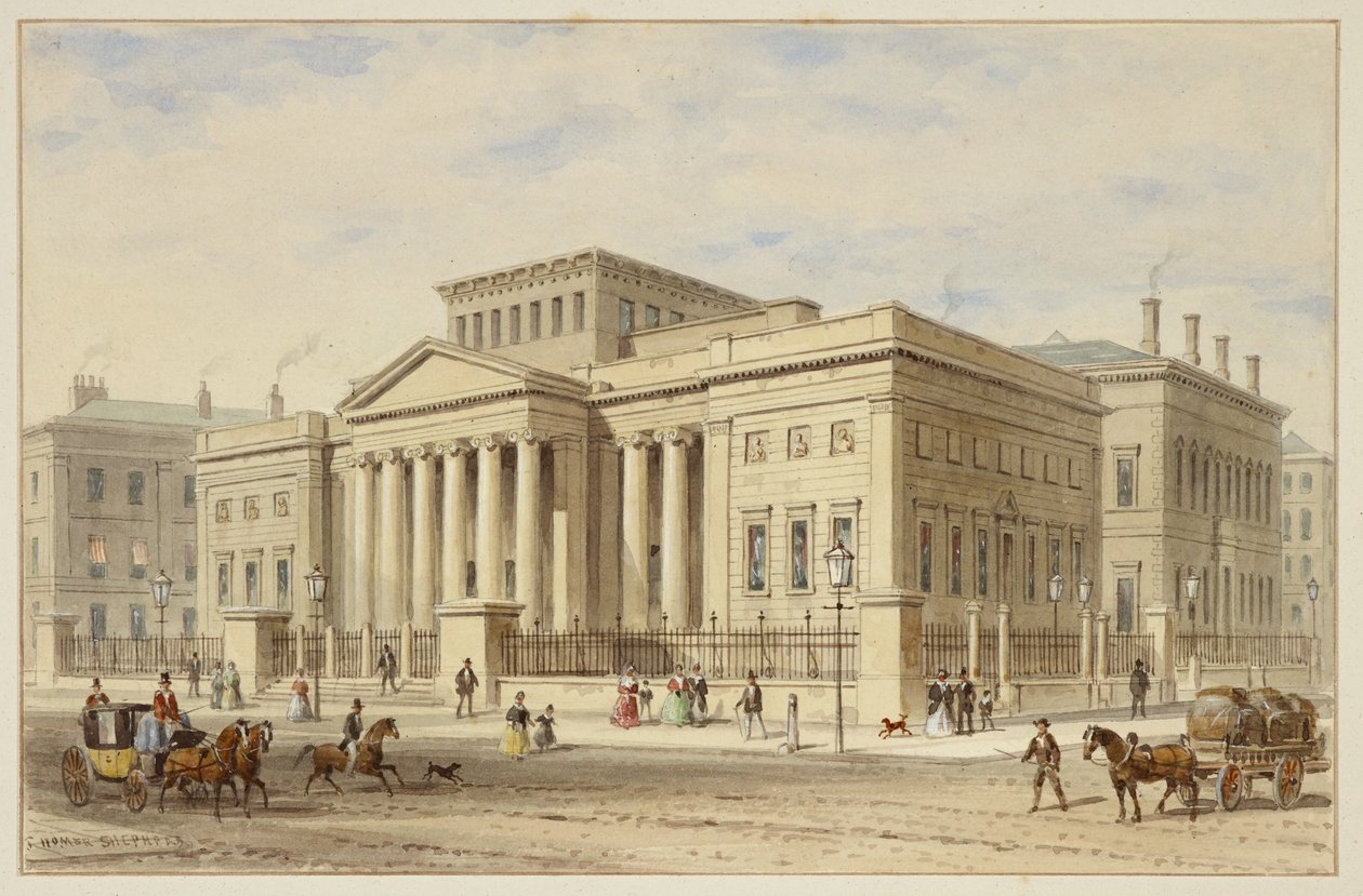 Die Königliche Manchester Institution, ca. 1836 von Thomas Hosmer Shepherd