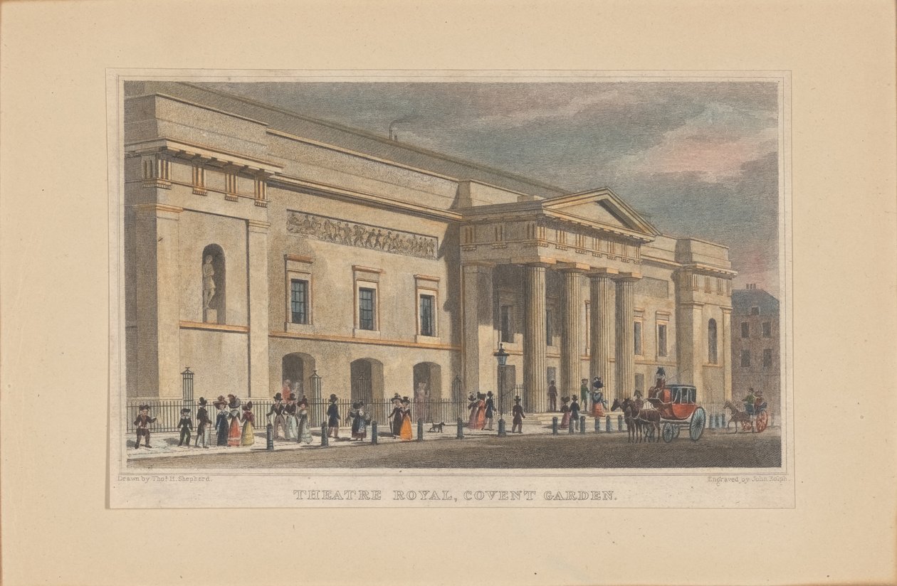 Theatre Royal Covent Garden, ca. 1830 von Thomas Hosmer Shepherd