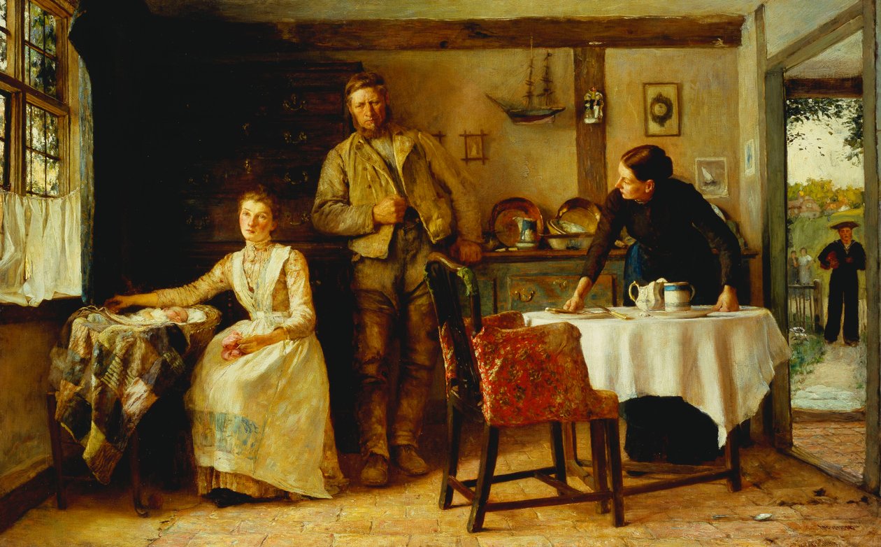 Die Rückkehr des Seemanns von Thomas Hovenden