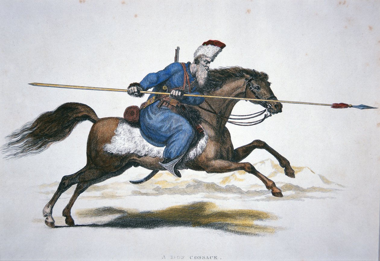 Russischer Don-Kosake, ca. 1820 von Thomas Kelly