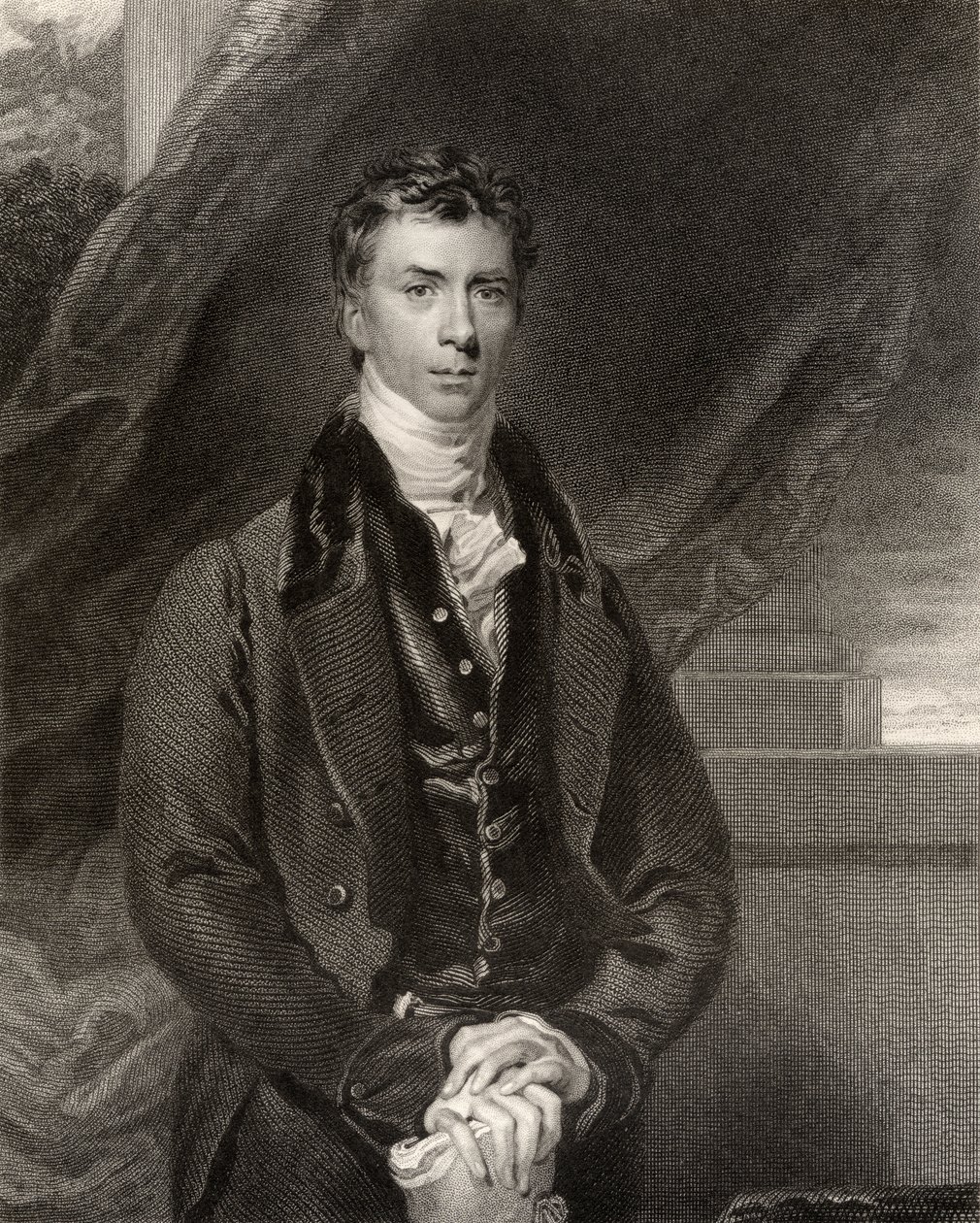Henry Peter Brougham, 1. Baron Brougham und Vaux, graviert von H. Robinson, aus 